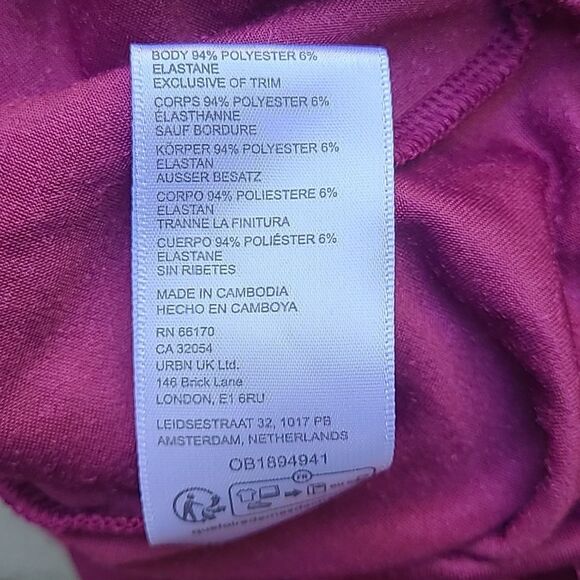 Kimchi Blue Red Ruched Off-Shoulder Bodycon Mini Dress - Picture 2 of 4